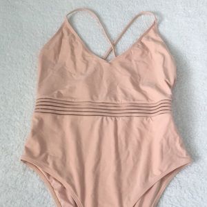 One Piece Nude Swimsuit
